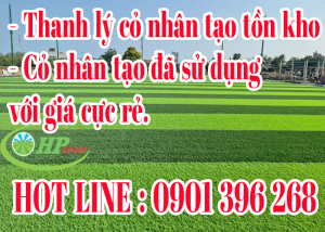 Thanh lý cỏ nhân tạo tồn kho, cỏ nhân tạo đã sử dụng với giá cực rẻ.