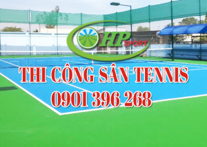 báo giá thi công sân Tennis