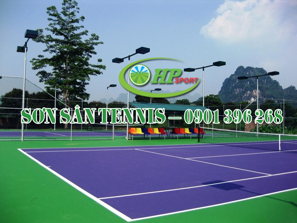 sơn sân tennis